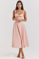 Carmen Pink Tunic Sundress | Dress In Beauty